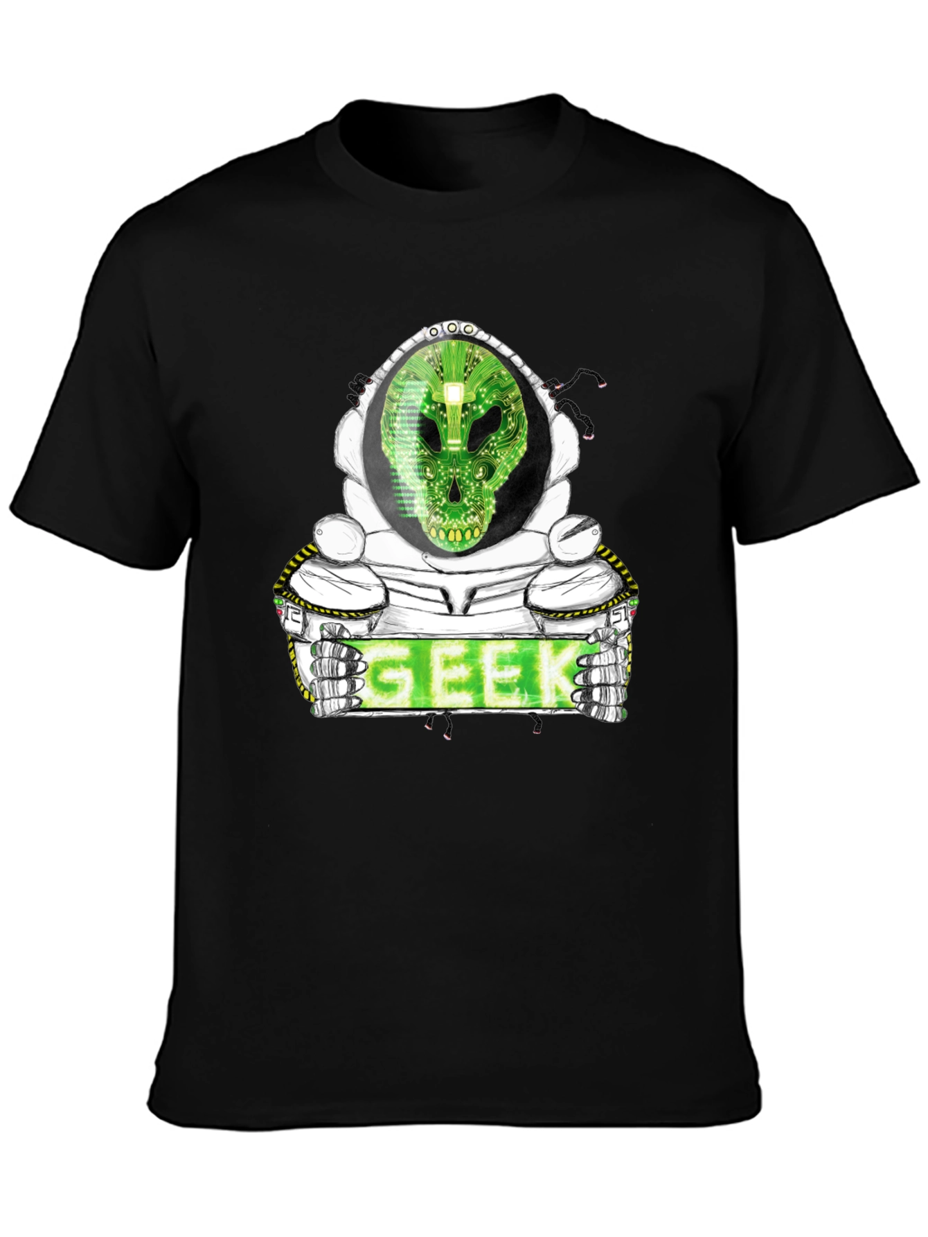 Geek Alien Graphic T-Shirt