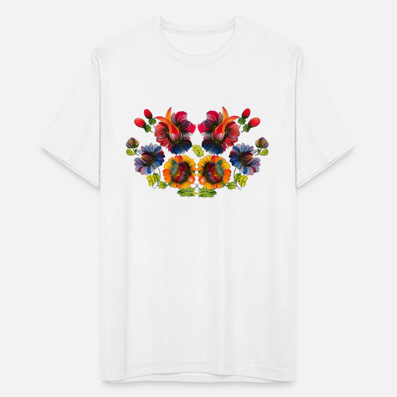 Slavic colorful flowers. Petrykivka painting Folk