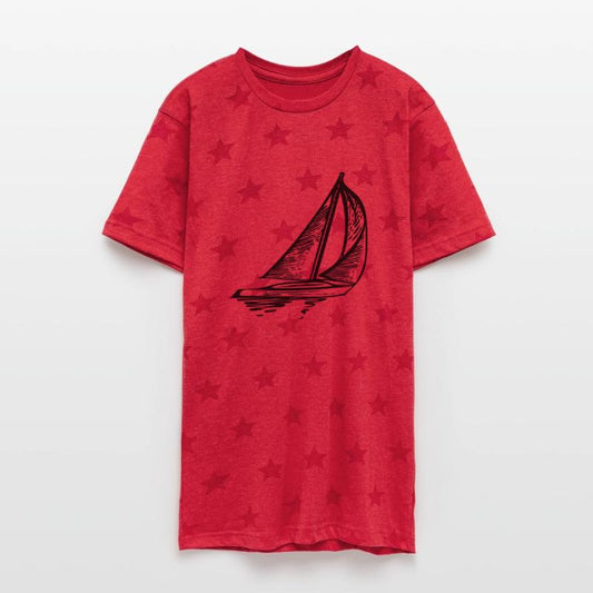 Sleek Sailing Boat With Sails