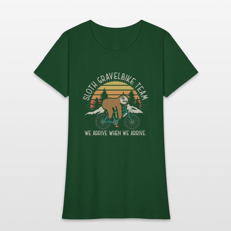 Sloth Gravelbike Team Bicycle Bike Lazy Funny