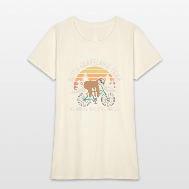 Sloth Gravelbike Team Bicycle Bike Lazy Funny