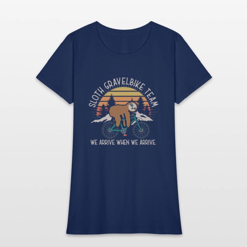 Sloth Gravelbike Team Bicycle Bike Lazy Funny