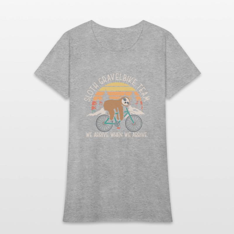Sloth Gravelbike Team Bicycle Bike Lazy Funny