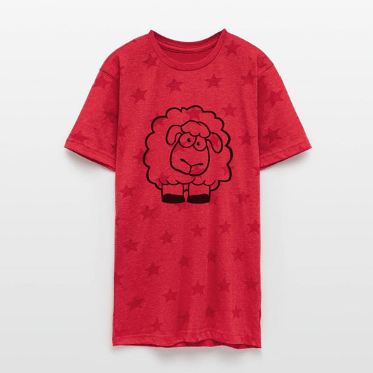 Small Sheep Looks Stupid Cute Curious Cartoon Cool