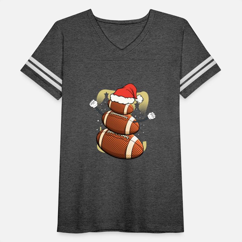 Snowmans Chistmas Season Football Field Sports