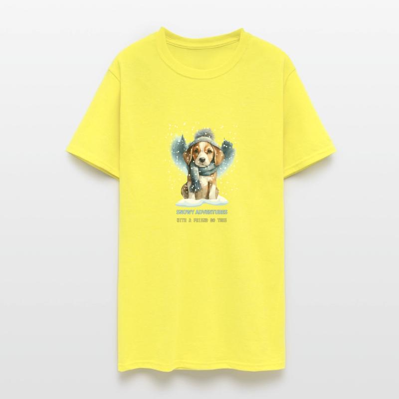 snowy adventures with a friend so true