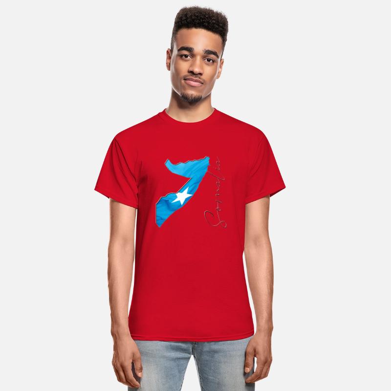 Somalia Flag in Somalia Map EN