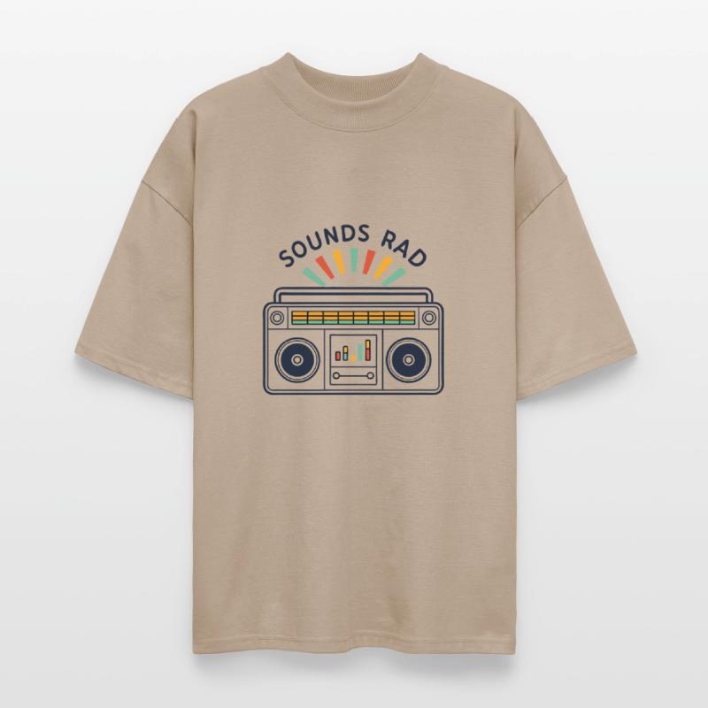 Sounds Rad Boombox Equalizer Retro 80s