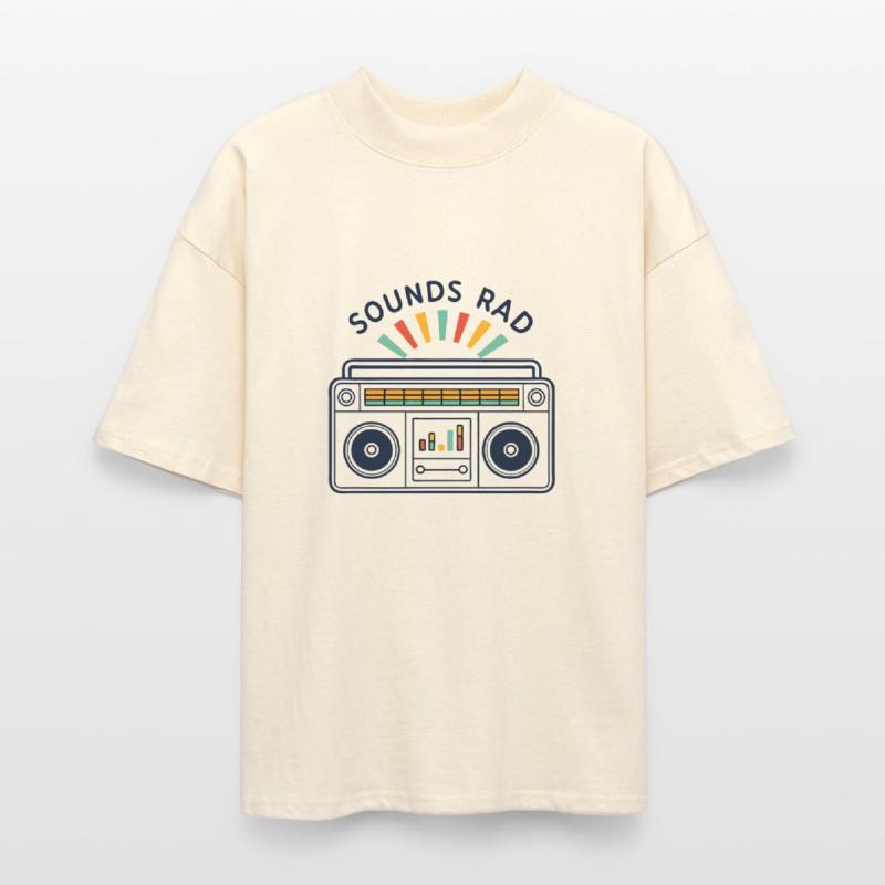 Sounds Rad Boombox Equalizer Retro 80s