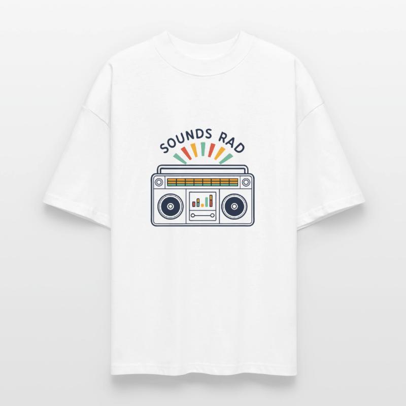 Sounds Rad Boombox Equalizer Retro 80s