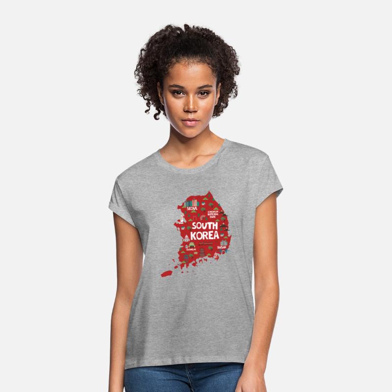 South Korea Illustrated Map