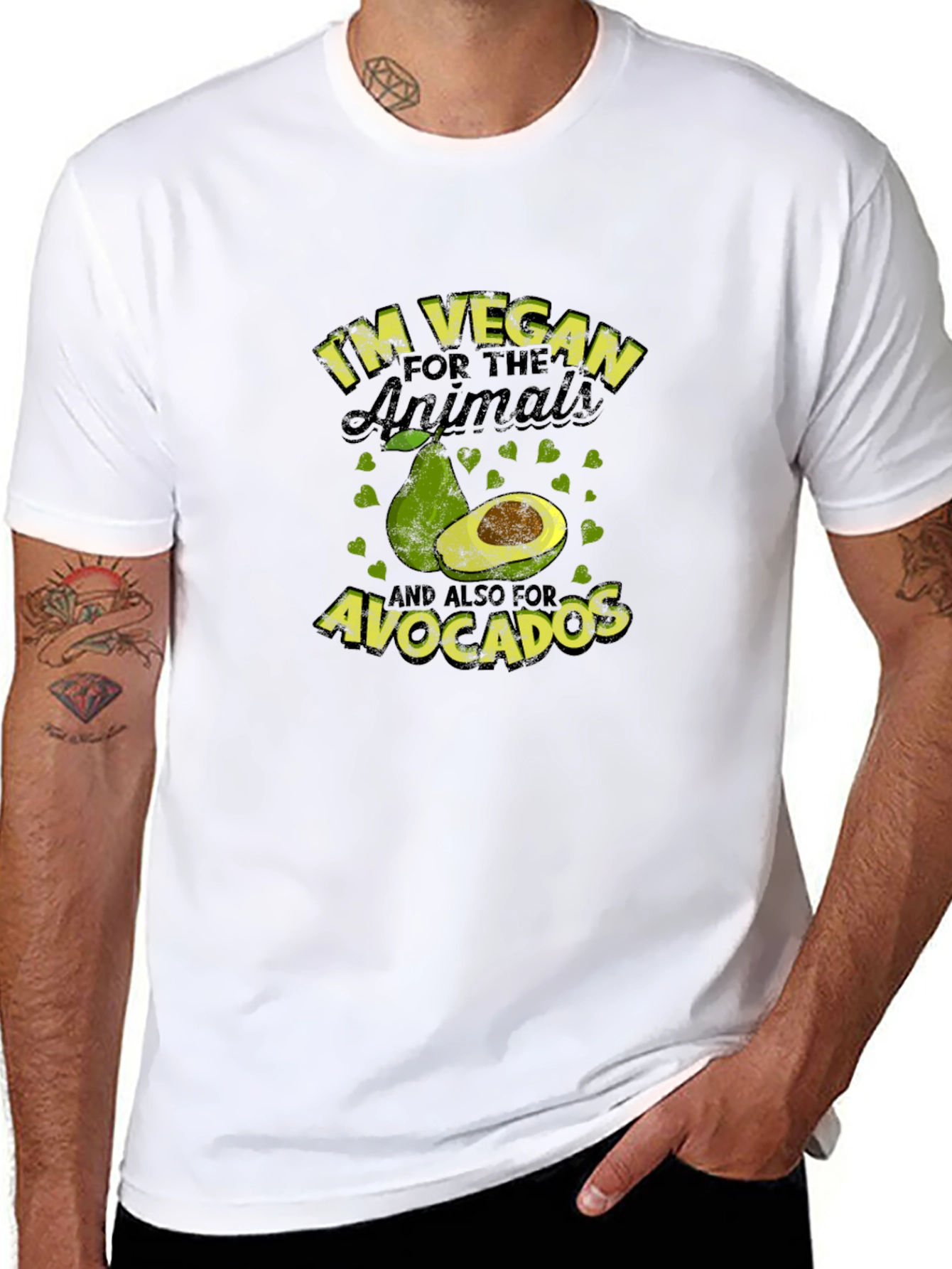 Vegan Avocado Graphic Tee