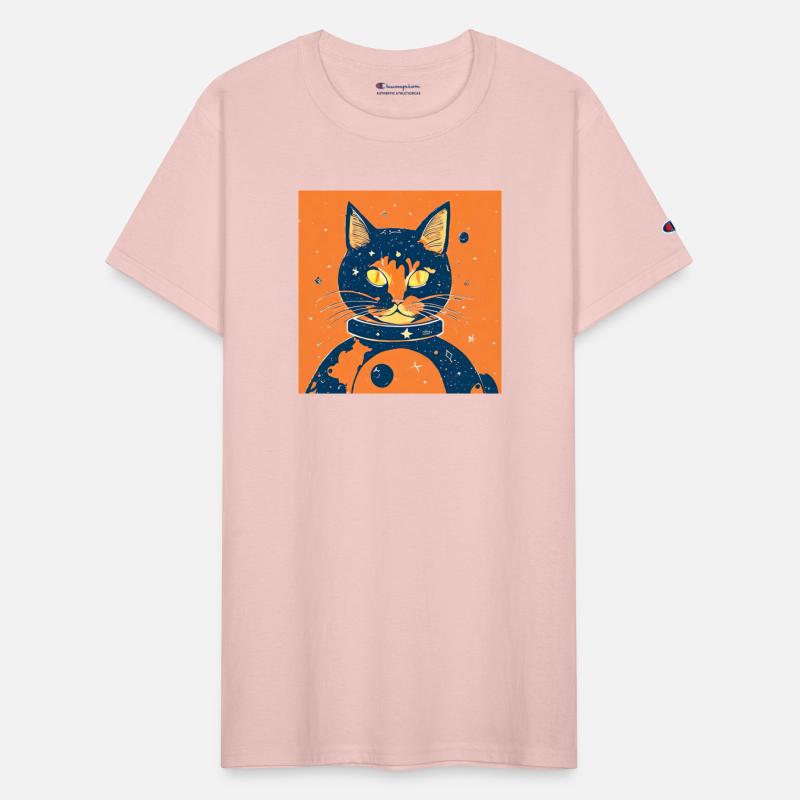 Space cat orange
