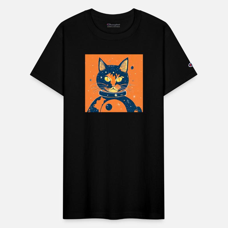 Space cat orange