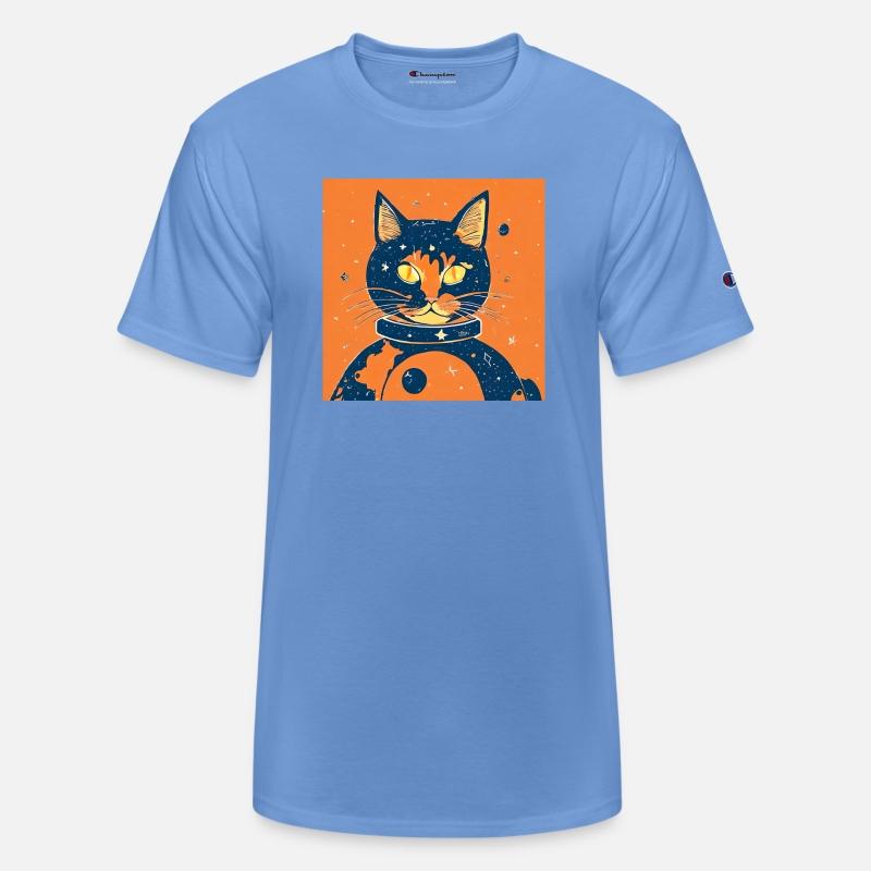 Space cat orange