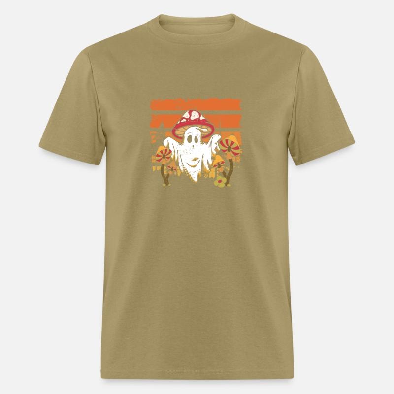 Spooky Season Forest Boo Ghost Mushroom