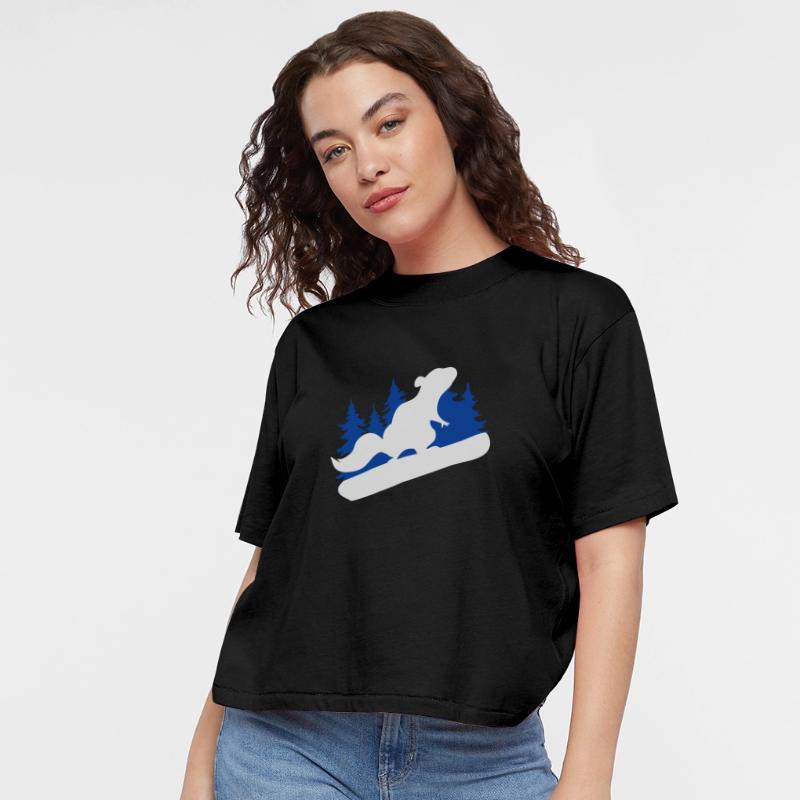 Squirrel Snowboard Funny Snowboarding