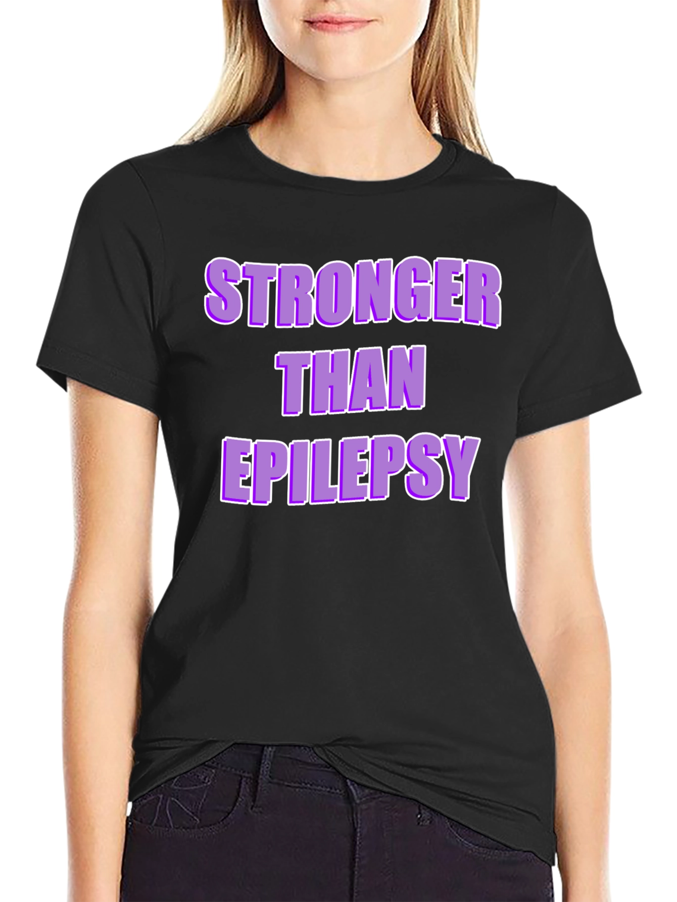 Stronger Than Epilepsy Awareness T-Shirt