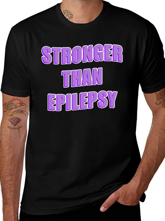 Stronger Than Epilepsy Awareness T-Shirt