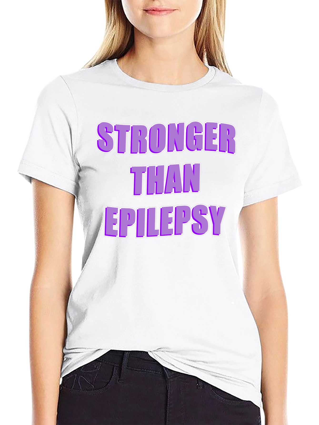 Stronger Than Epilepsy Awareness T-Shirt