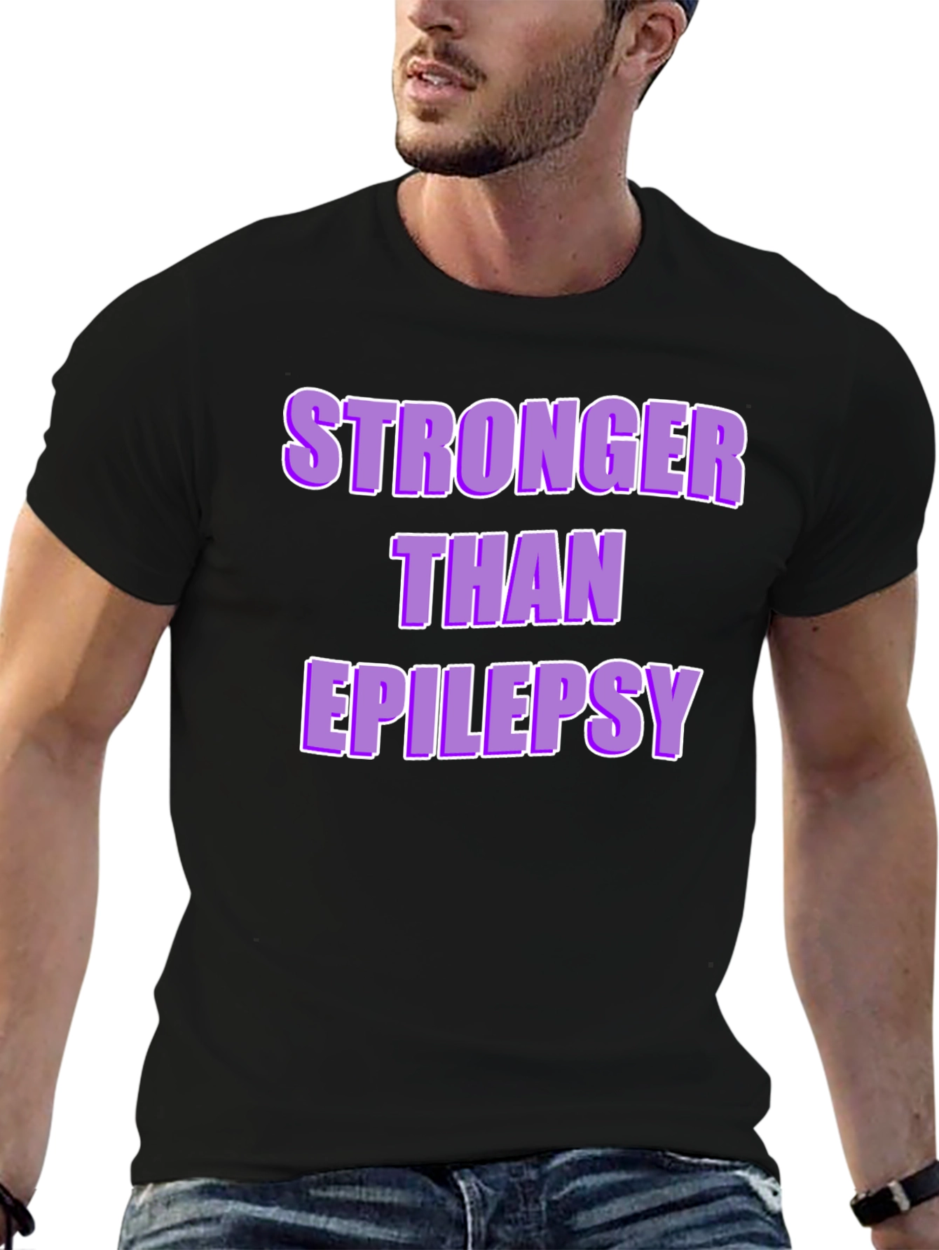 Stronger Than Epilepsy Awareness T-Shirt
