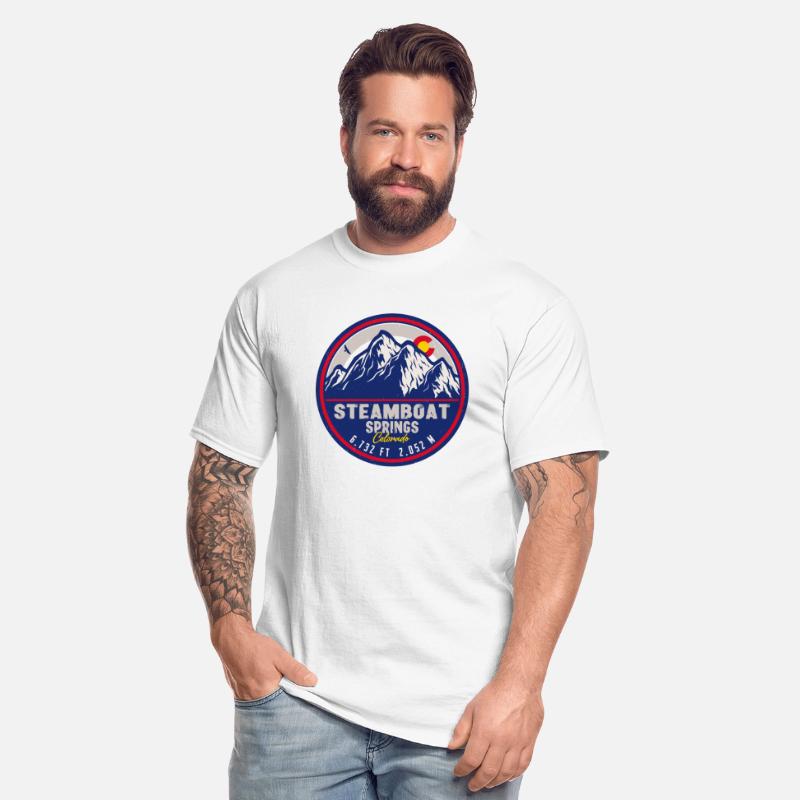 Steamboat Springs Colorado Retro Sunset Mountains