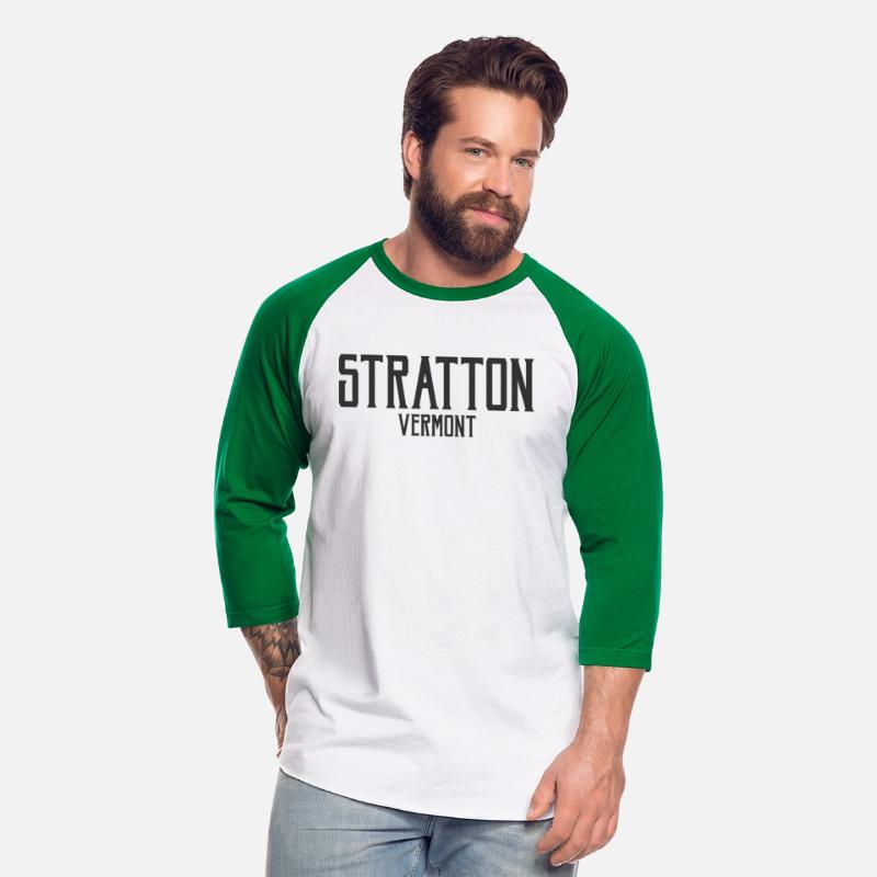 Stratton Vermont Vt Text Black With Black Print