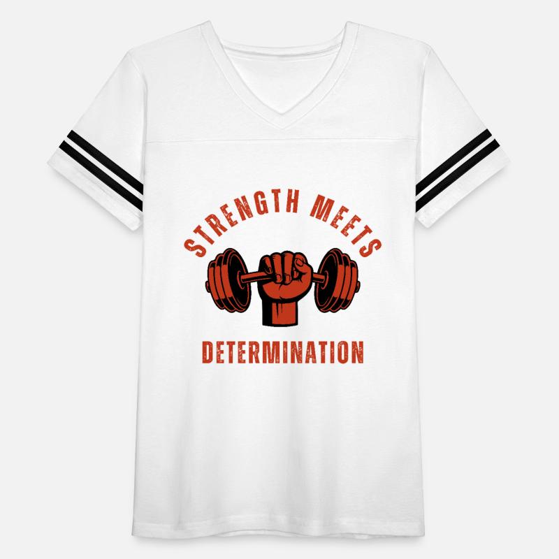 Strength meets determination gym motivation