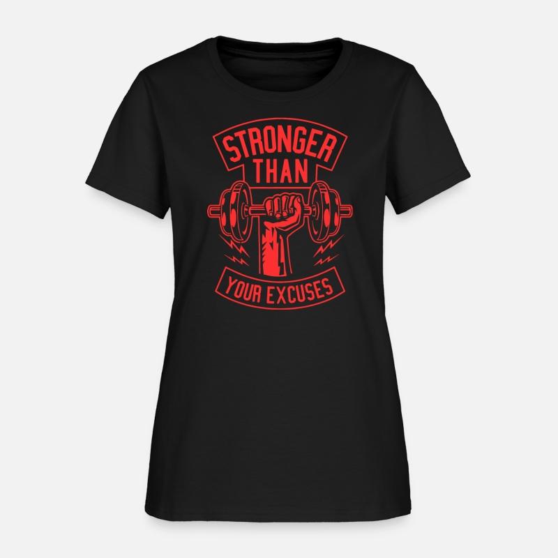Stronger than your excuses Gym Typography Design