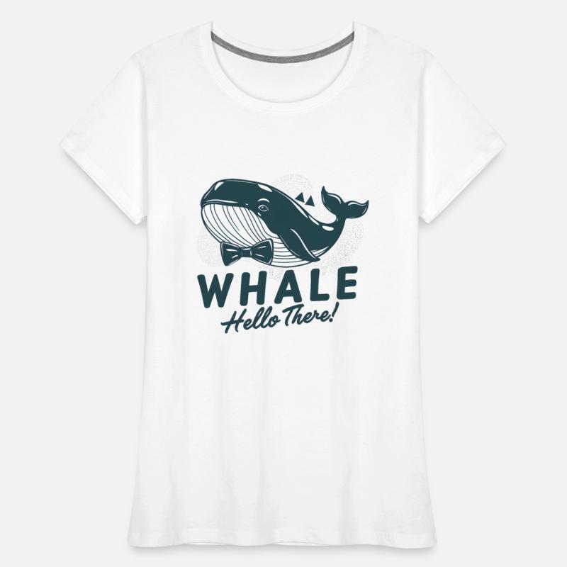 Stylish Bowtie Whale Art Print - Whale Hello There
