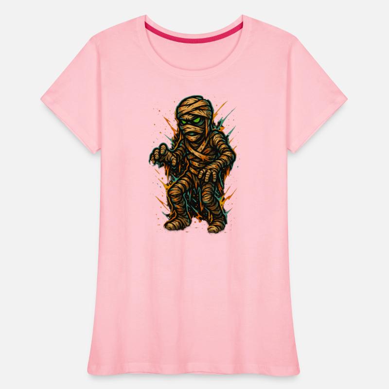 Stylized Mummy Adventure Illustration