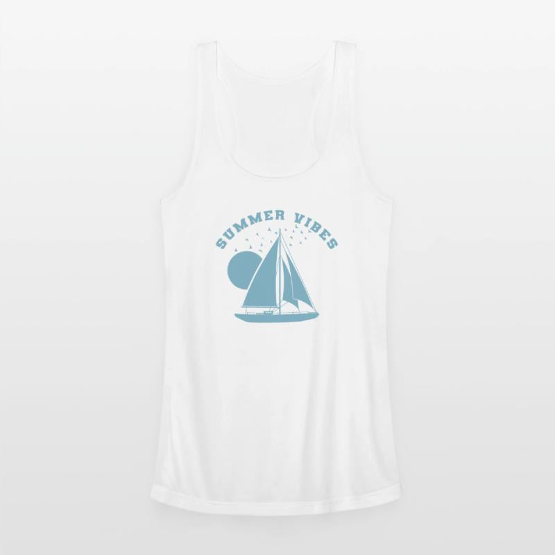 Summer Vibes Sailing Boat Water Sports