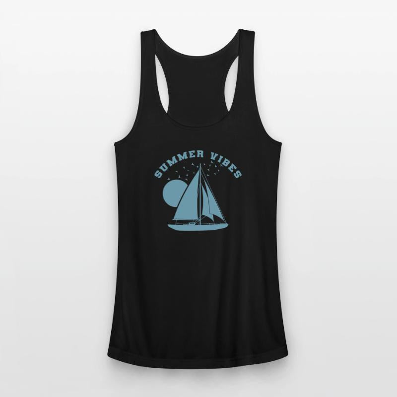Summer Vibes Sailing Boat Water Sports