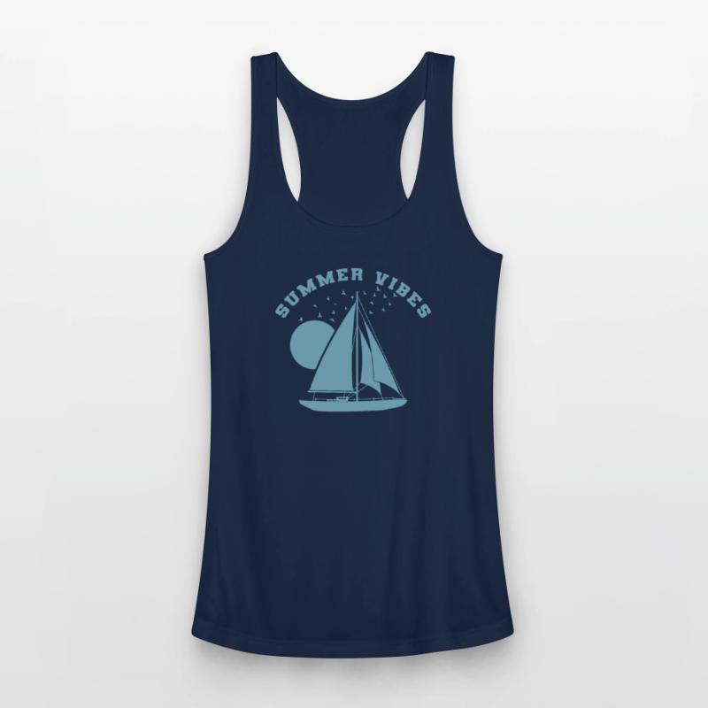 Summer Vibes Sailing Boat Water Sports
