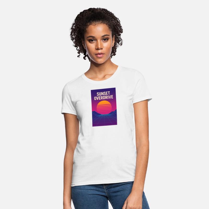 Sunset Overdrive – Vaporwave Summer Vibes Tee