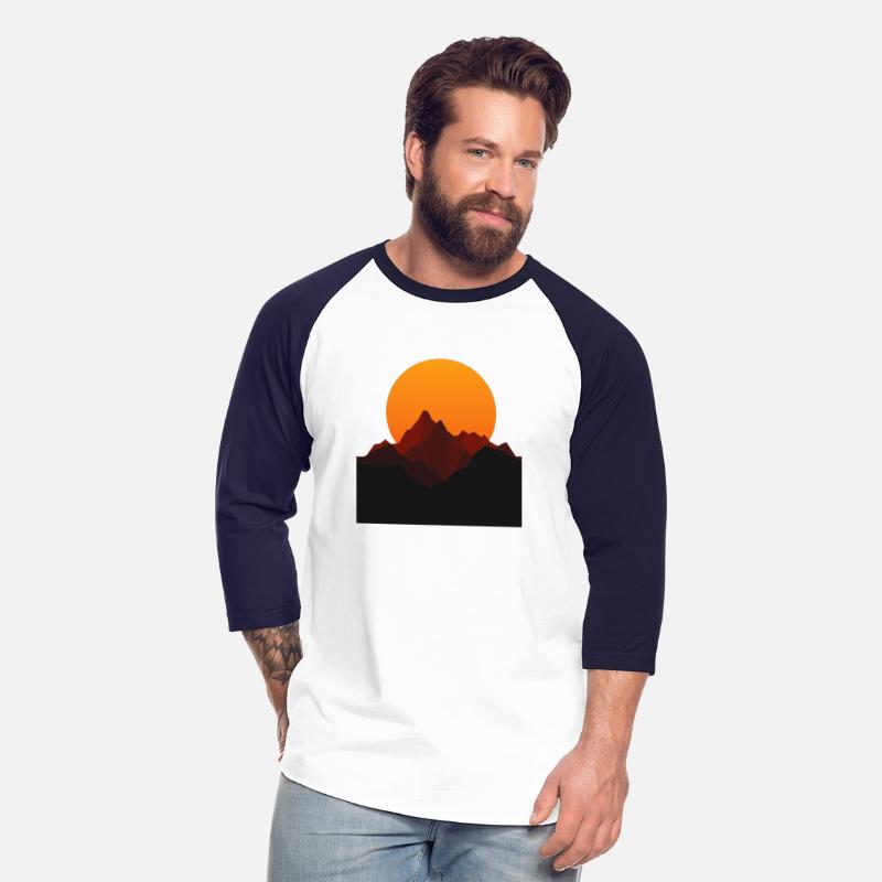Sunset Peaks: Mountain Silhouette