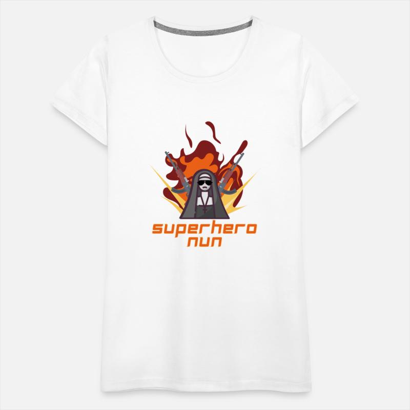 Superhero Nun Action Design