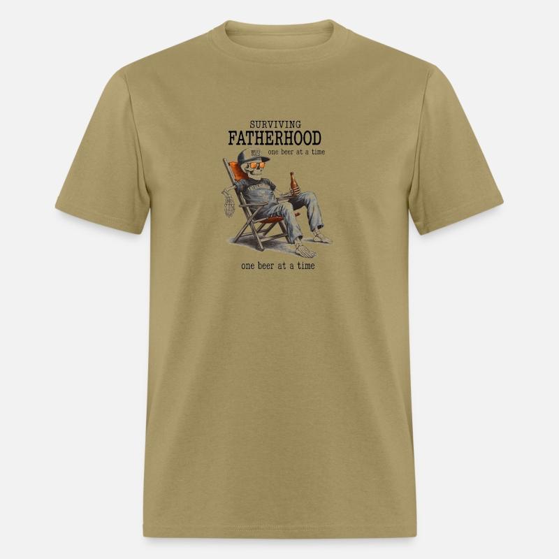 Surviving Fatherhood One Beer Skeleton Funny Dad