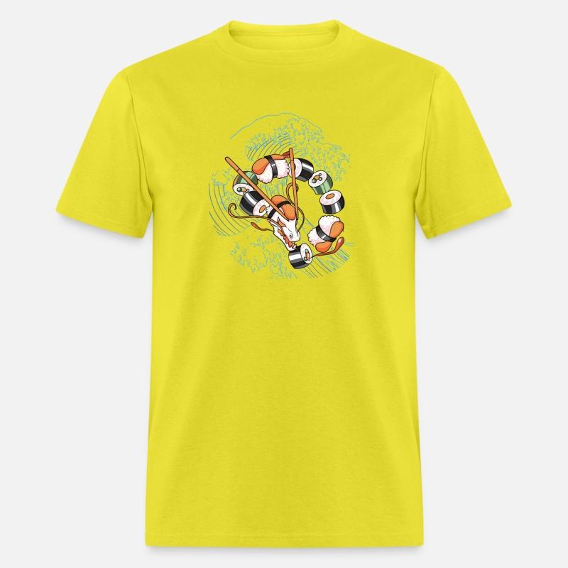 Sushi dragon on wave