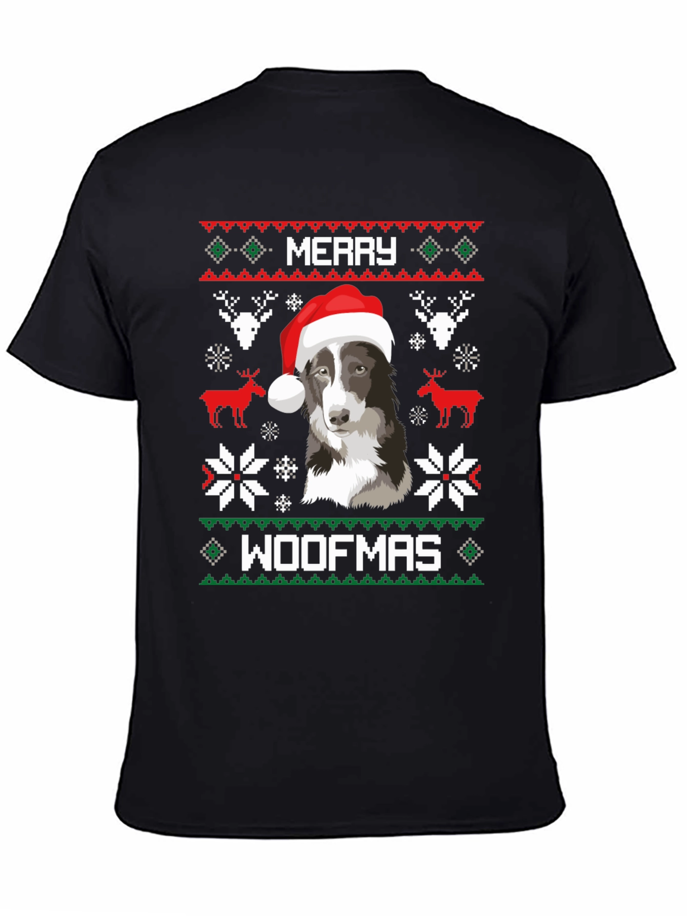 Merry Woofmas Dog Christmas T-Shirt
