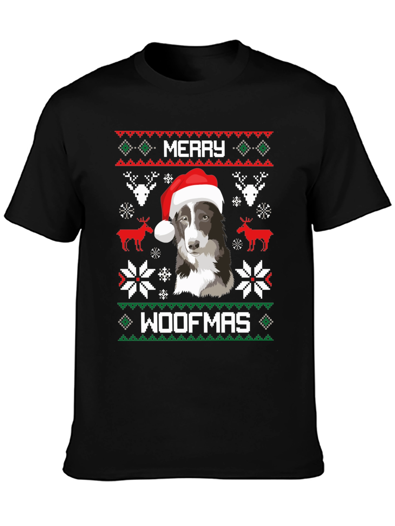 Merry Woofmas Dog Christmas T-Shirt