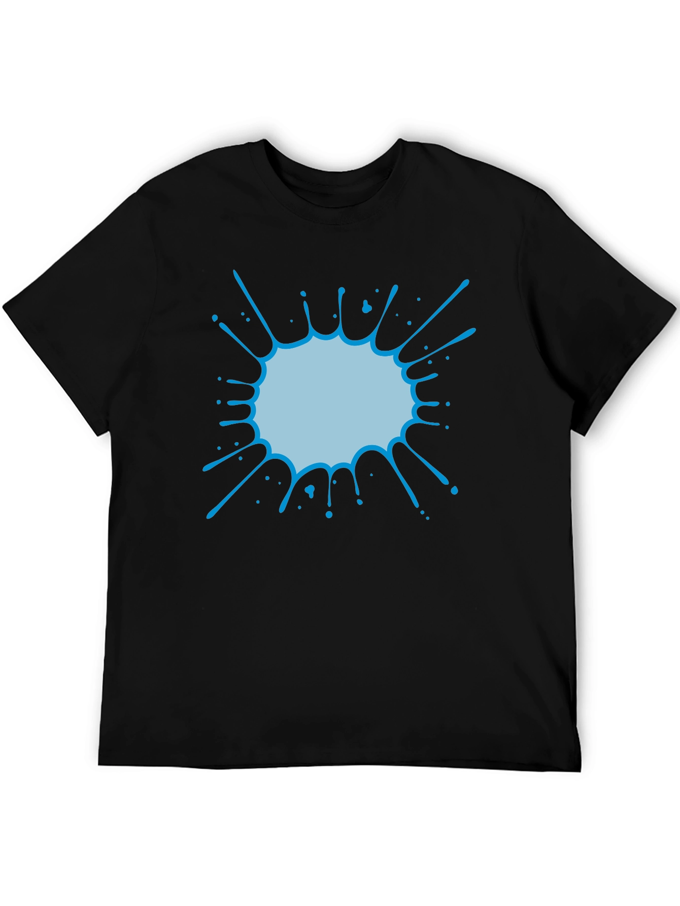 Cool Splatter Graphic Tee - Casual Comfort