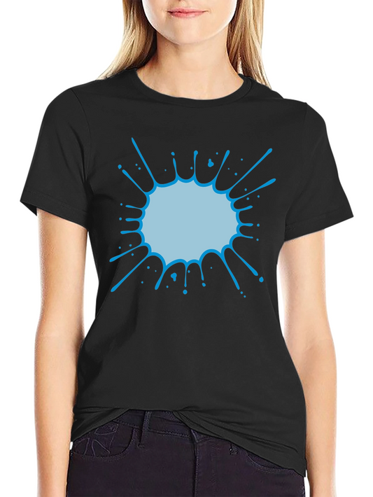 Cool Splatter Graphic Tee - Casual Comfort