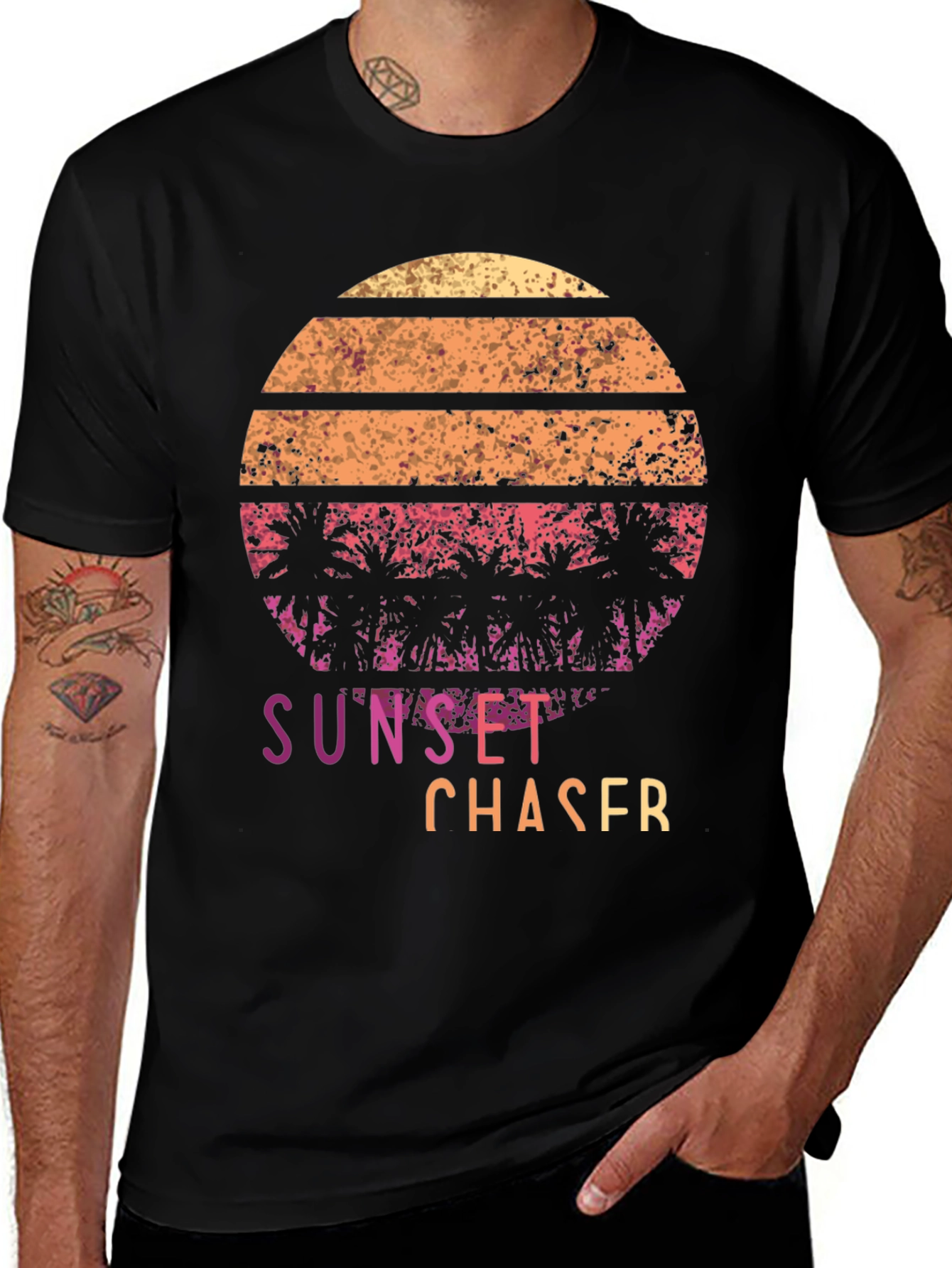 Sunset Chaser Graphic Tee - Retro Vibes