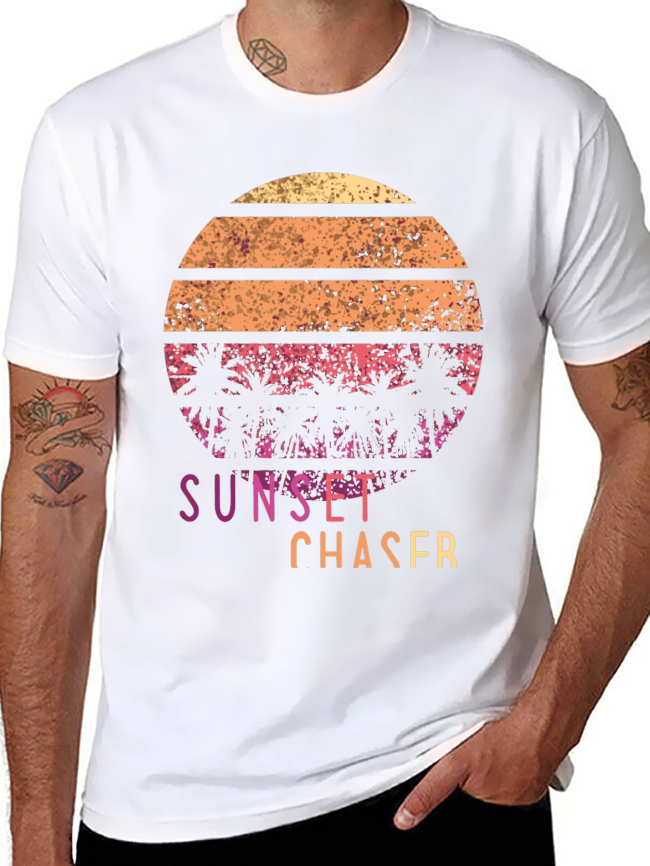 Sunset Chaser Graphic Tee - Retro Vibes