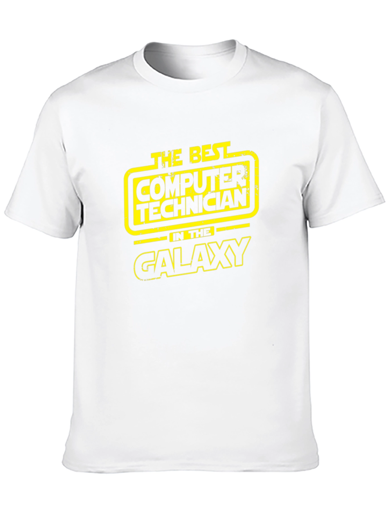 Best Computer Technician Galaxy Black T-Shirt