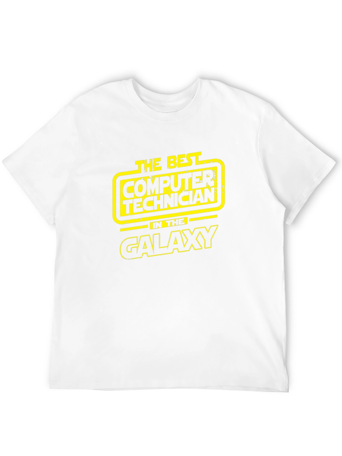 Best Computer Technician Galaxy Black T-Shirt