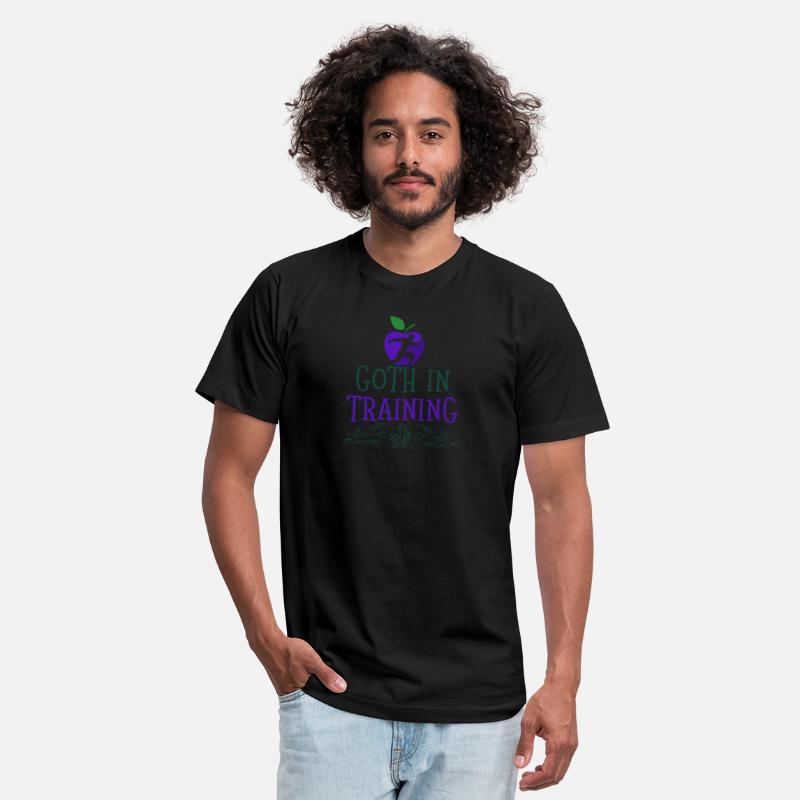 t shirt design maker with a goth in training quote