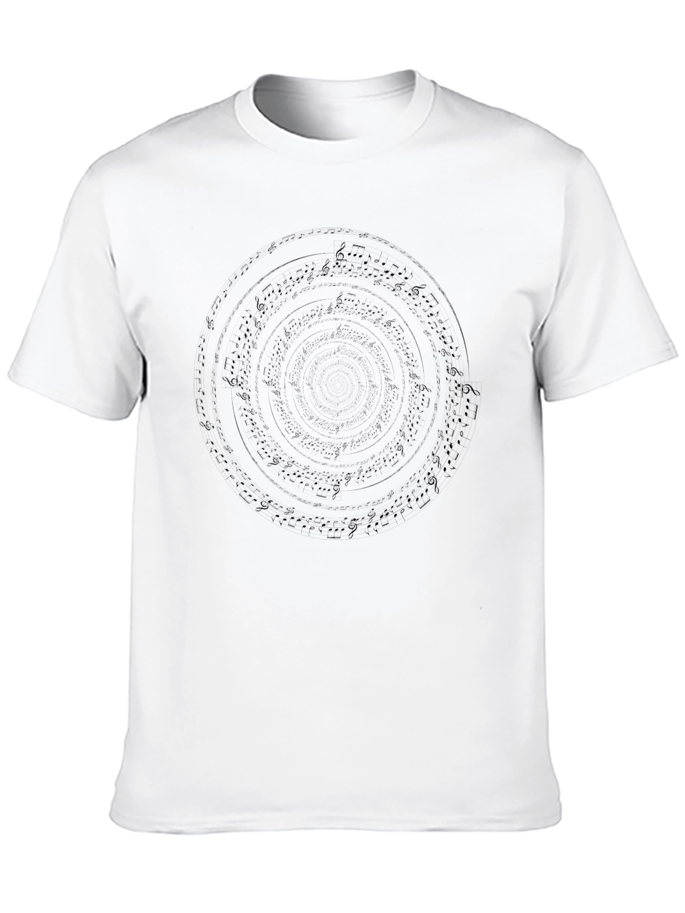 Musical Vortex Black T-Shirt