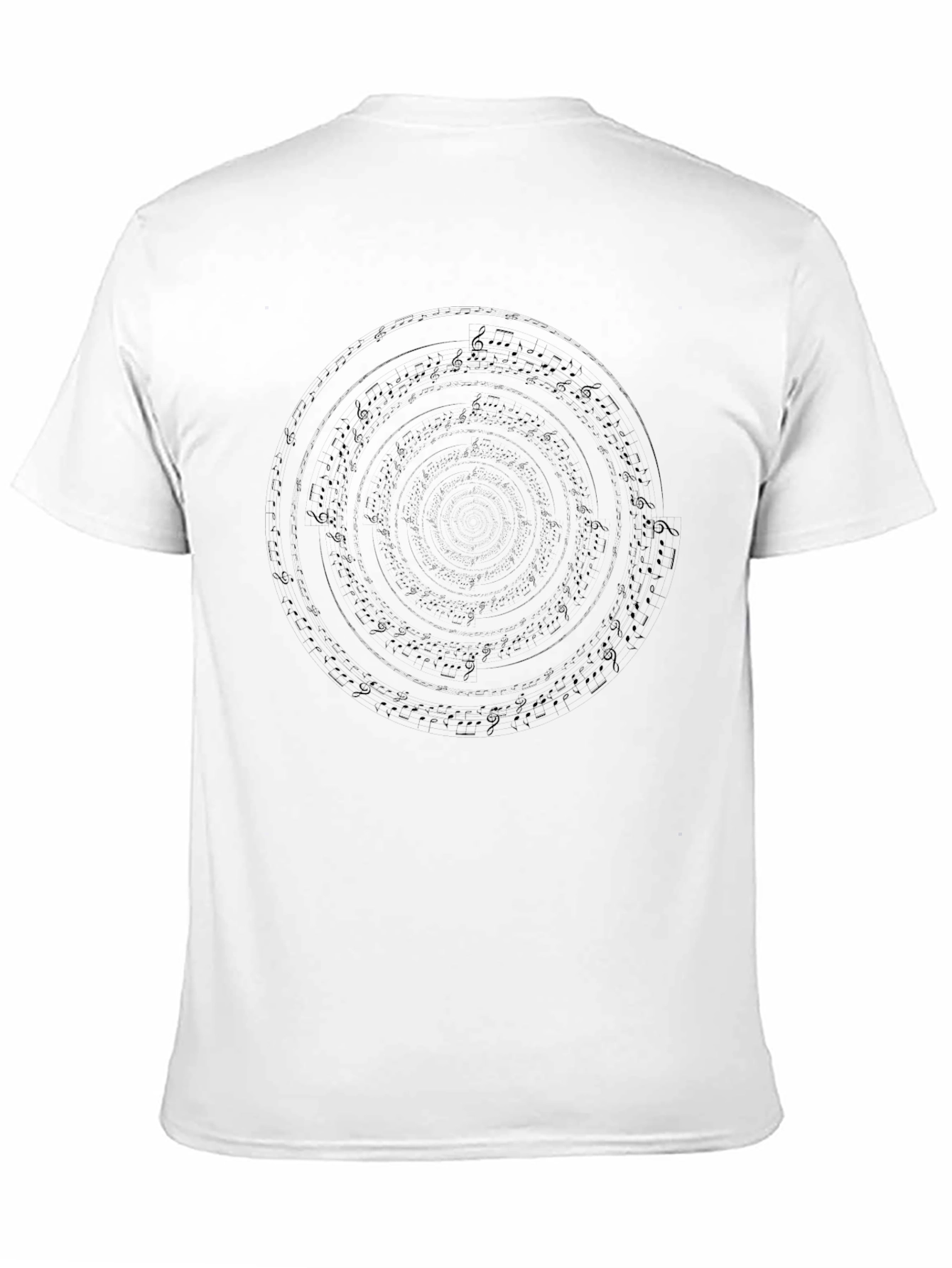 Musical Vortex Black T-Shirt
